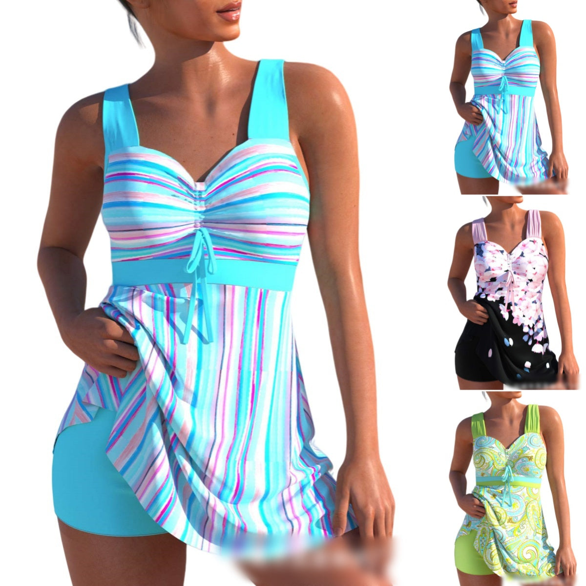 🏖️🌴【S-5XL】Set de costume de baie imprimate pentru vacanță la plajă 2025