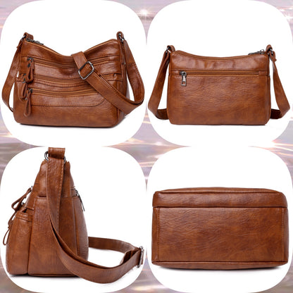 🔥【Doar azi: Reducere 30%】Geanta de umar eleganta din piele moale cu capacitate mare-3884606