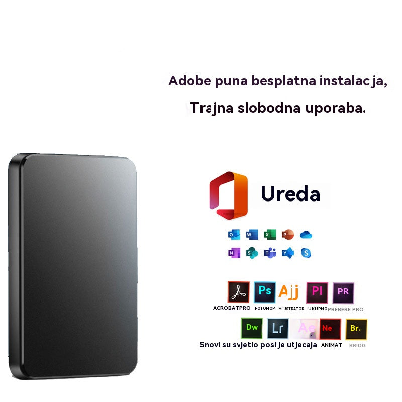 🔥🔥【Zadnji dan s 50% popusta】Prijenosni tvrdi disk 20TB ✅️Plaćanje pouzećem