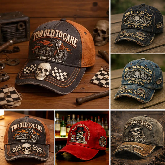 🏁🧢【Pago contra entrega】💥Gorra de béisbol retro impresa digitalmente en 3D 