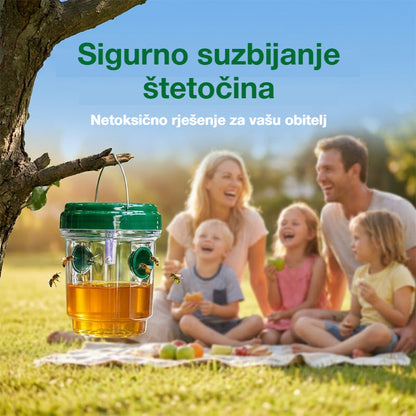 🐝☀️ Solarna klopka za komarce i ose, pogodna za terase i vrtove 🔋🌿 – Visoko učinkovita, punjiva, otporna na vremenske uvjete – Bez kemikalija, pokriva do 500 četvornih metara – Trenutna ušteda!