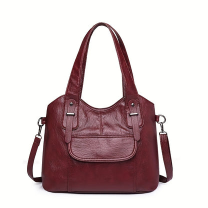 👜[Promoție de sfârșit de an, ofertă pe perioadă limitată] Geantă de umăr din piele naturală pentru femei, nou-nouță-3844969