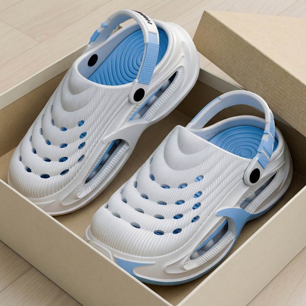 👟【50% popusta】🌬️🏃‍♂️Muške 2-u-1 višenamjenske sandale: zadebljani EVA potplat, neklizajuće, ultra lagane i prozračne