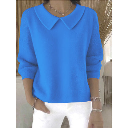 🔥【S-3XL】【Jesienna nowość】Wygodny top damski z długim rękawem i dekoltem w serek – Ciepły i stylowy