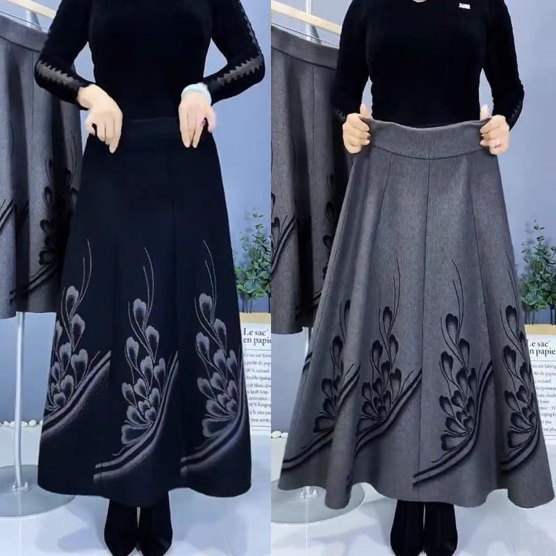 【Grăbește-te: Ultimele bucăți! 】【M-4XL】🥻2025 fustă de lână îngroșată toamnă și iarnă nouă-3880725