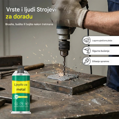 【Set od 3 komada】 23 eura🔥Vrijeme ograničeno 50% popusta! 🛠️Visokočvrsto AB ljepilo za popravak metala