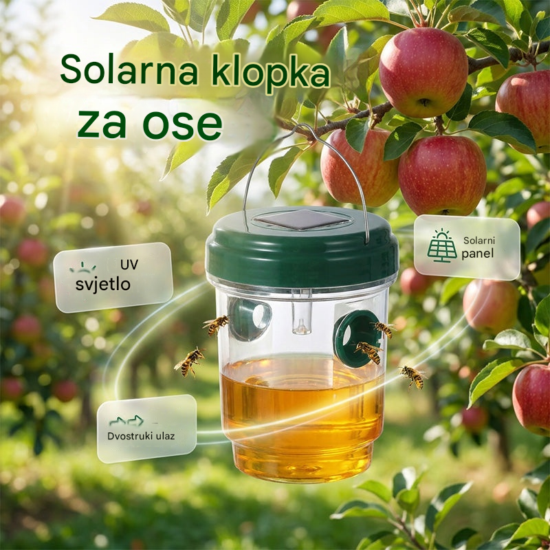 🔥Novo, vruće, kupite jedan, dobijte jedan gratis❤️🔥Viseća hvataljka za ose na solarni pogon