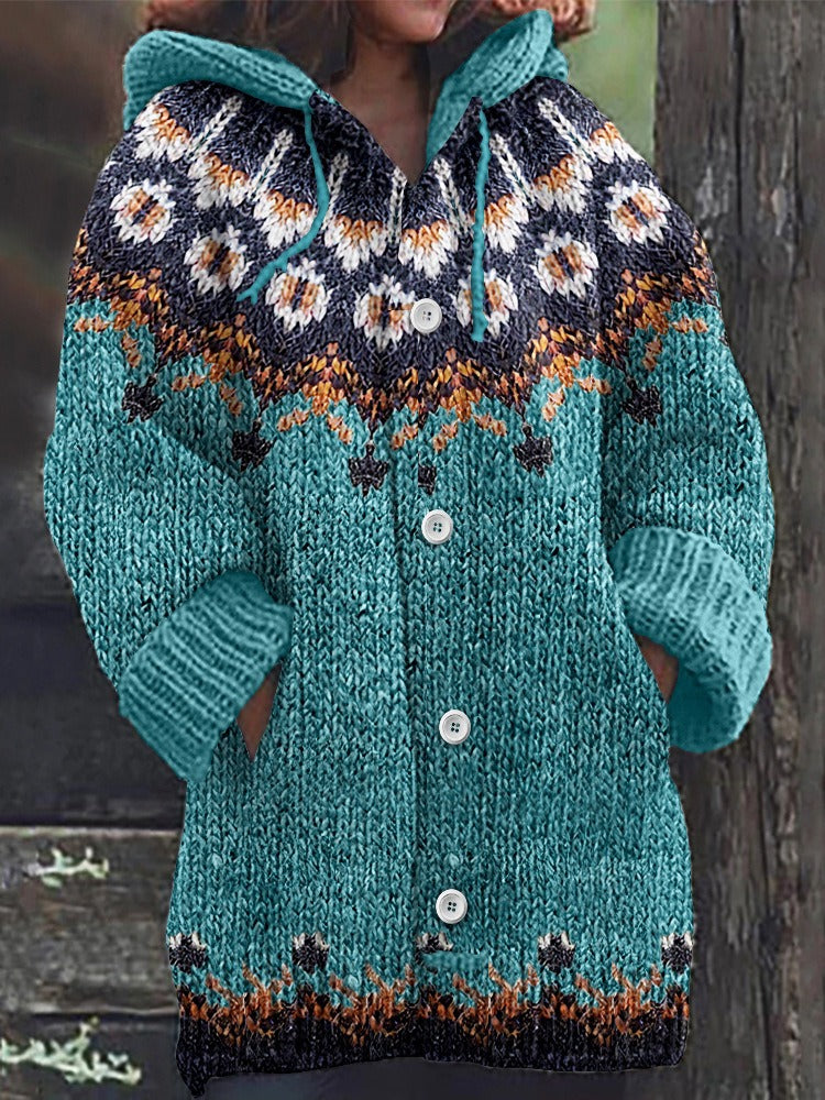 🥰【🔥Vânzare fierbinte】Iarna 2024, stil nou, confortabil, retro, caldur, jachetă tricotată cardigan-3849036