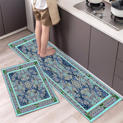 💥Reducere de 49% 【40*60cm+40*120cm】🌺Covor de bucătărie antialunecare absorbant lung covor de bucătărie-3852408