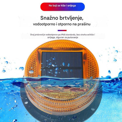 🔥Kupite 1, dobijte 1 gratis🔥🚨☀️Solarna automobilska svjetiljka, vodootporna svjetiljka za blokade na cesti, pogodna za noćno parkiranje.