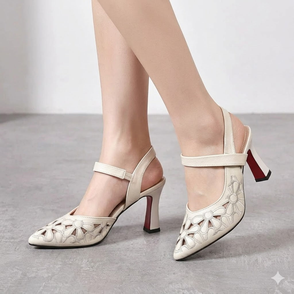 🥰Najniža cijena ograničeno vrijeme💥【Iznenađujuća posebna ponuda s popustom od 50%】🔥【35-41】Udobne jednobojne visoke pete sa šiljatim prstima