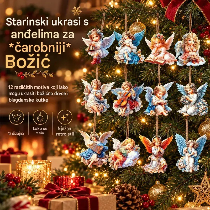 【24 komada】👼Privjesak Viktorijin anđeo
