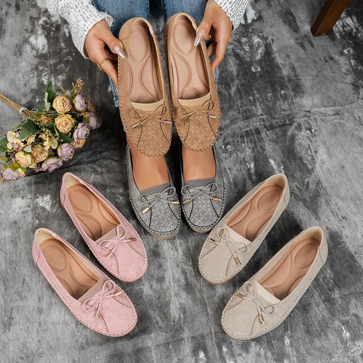 🔥 Zapatos ortopédicos para mujer (tallas 36-43), fabricados en piel auténtica, ligeros, antideslizantes, transpirables y cómodos.