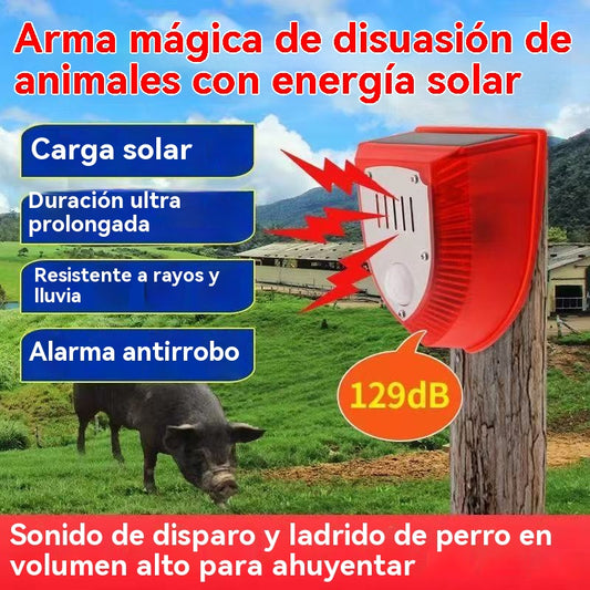 🔥【Kupite 1, dobijte 1 gratis】Solarni alarm, protuprovalno svjetlo sa senzorom ljudskog tijela, ultrazvučni repelent za životinje
