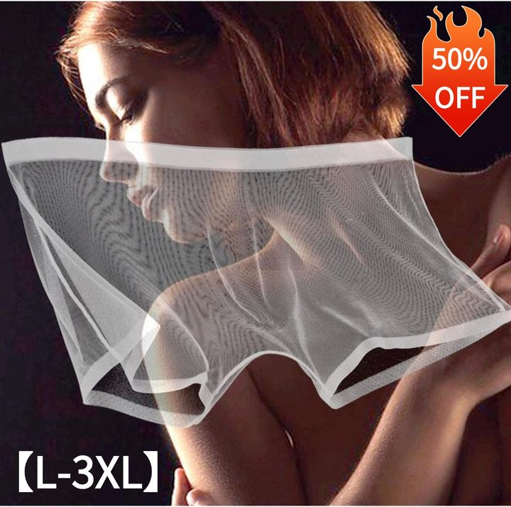 🔥【Posebna ponuda 50% popusta za 4 komada】 🔥Tanke bokserice od ledene svile, prozračne, seksi