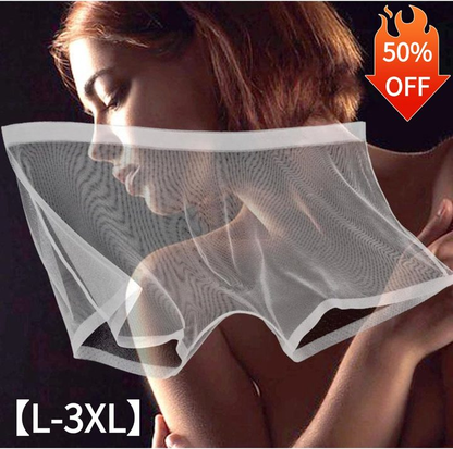 🔥【Posebna ponuda 50% popusta za 4 komada】 🔥Tanke bokserice od ledene svile, prozračne, seksi