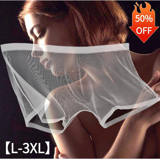 🔥【Posebna ponuda 50% popusta za 4 komada】 🔥Tanke bokserice od ledene svile, prozračne, seksi