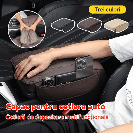 🚗【Reducere limitată în timp】Covor cotiera auto buzunar de depozitare pentru cotieră auto
