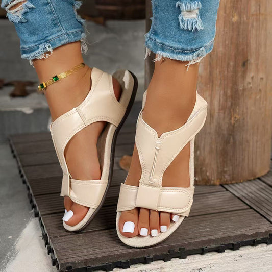 🔥🔥【Novi dolasci 50% popusta na ograničeno vrijeme】👡👡nü'shi ravne sandale, ✅ Prilagođavaju se obliku stopala ✅ Mekane i udobne