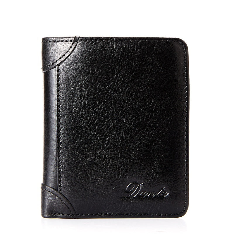 💥🔥【Vremenski ograničena ponuda: 50% popusta】👝 Vintage muški novčanik od visokokvalitetne kravlje kože, 💰s RFID funkcijom zaštite od provlačenja - vrhunski izbor za poklone