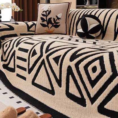 🛋️ Časovno omejena ponudba: 【180*130 cm】【180*150 cm】Mehka in nedrseča žametna prevleka za kavč🍂