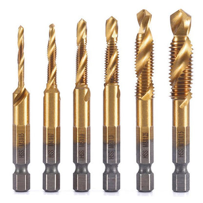【Oferta pe timp limitat】Set de 6 piese burghie cu filet nou-3859519