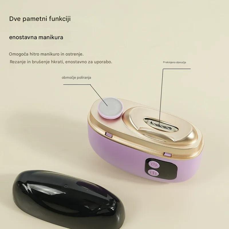 👶💅 Časovno omejena ponudba✨ Avtomatska pilica za nohte za splošno uporabo, varna in nežna nega nohtov