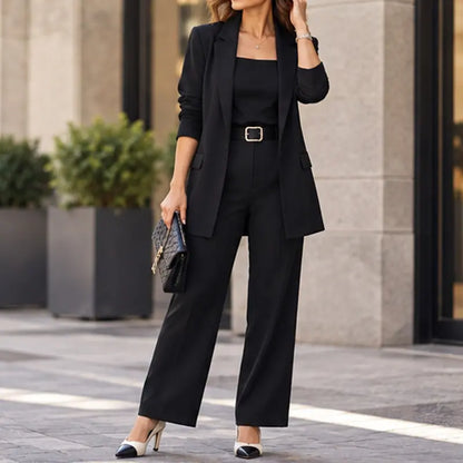 🏆50% popusta👚👖 Moderno ležerno odijelo iz tri dijela (sako + prsluk + hlače) — Potpuno novo, elegantno, svestrano✨