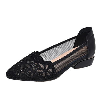 【35-40】Toc gros de damă, talpă moale, talpă moale, pantofi tupiți-3969495