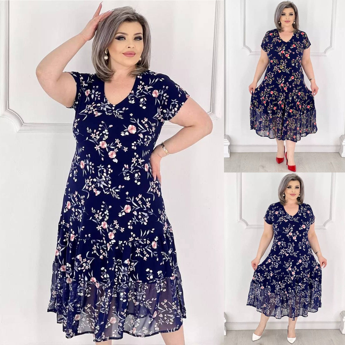 【Vremenski ograničena ponuda】💕【S-5XL】Visokokvalitetne, udobne i elegantne haljine