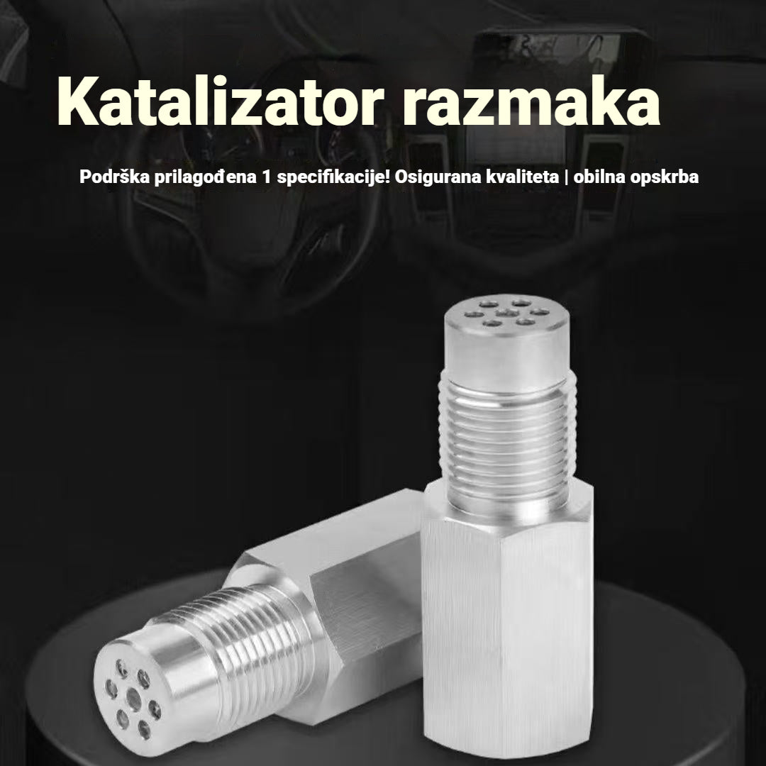 🚗【Nadograđena verzija】【Pakiranje od 3 komada】🔧Produžni konektor za automobilsku lambda sondu od nehrđajućeg čelika - uređaj za brisanje kodova grešaka u automobilu, kompatibilan s više modela automobila