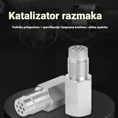 🚗【Nadograđena verzija】【Pakiranje od 3 komada】🔧Produžni konektor za automobilsku lambda sondu od nehrđajućeg čelika - uređaj za brisanje kodova grešaka u automobilu, kompatibilan s više modela automobila