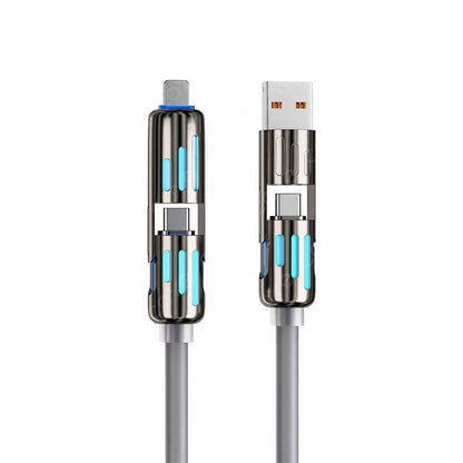 🔥Compra 1 y llévate 1 gratis 🔥Cable de carga LED 4 en 1⚡📱
