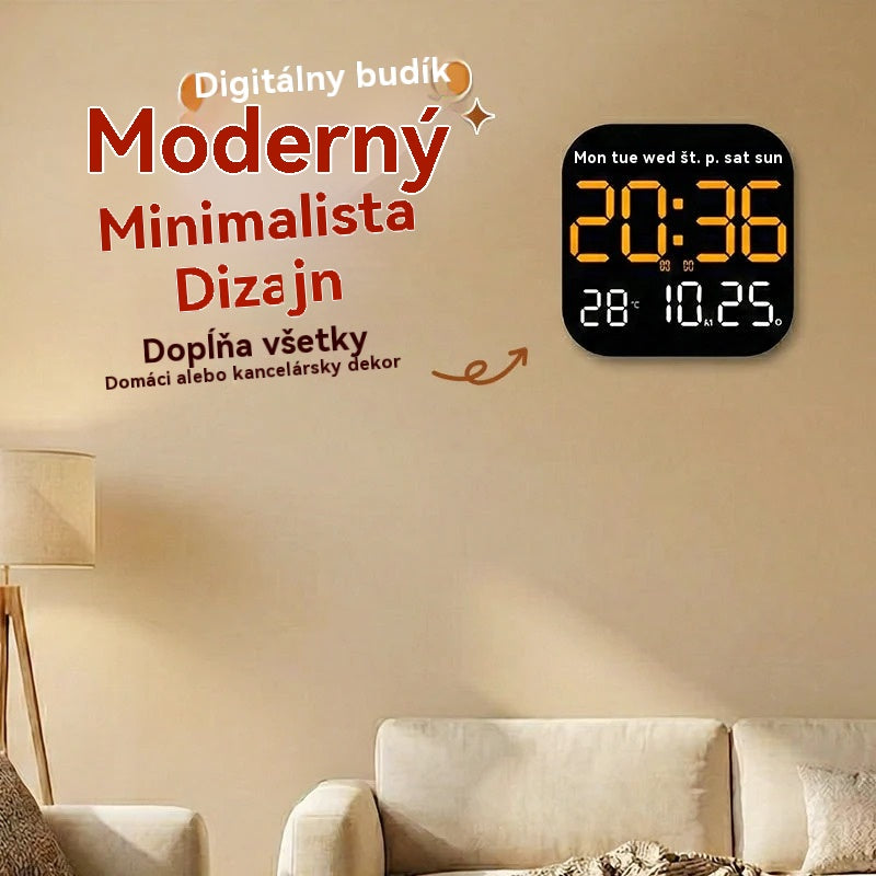 🛏️  Digitalni sat za dom i ured - nježno buđenje, recite zbogom dosadnim budilicama! Podesiva svjetlina, tihi rad noću. Također prikazuje temperaturu. Pouzdan pratitelj za vaš svakodnevni život. 🌙