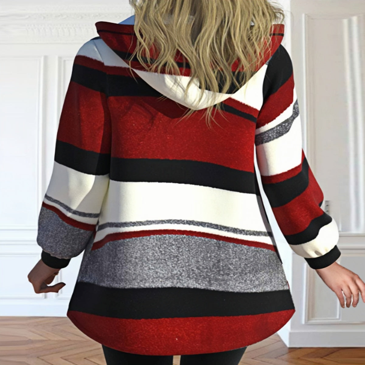 【S-3XL】 Jachetă nouă de iarnă pentru femei cu glugă-3843497