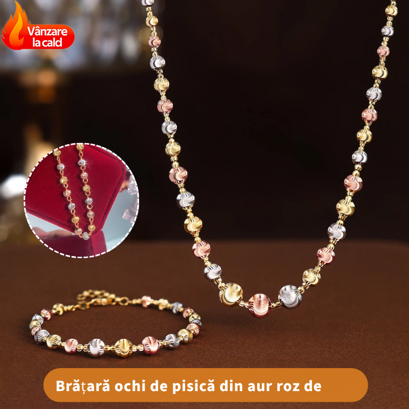 🎁🔥【Cumpără 1, primești 1 gratuit】✨Brățară din cupru cu mărgele, unisex, stil modern, cadou perfect 2025