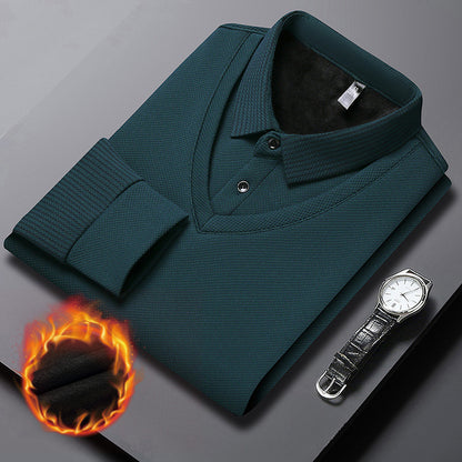 【M-4XL】Cămașă POLO fals din două piese cu dungi patchwork