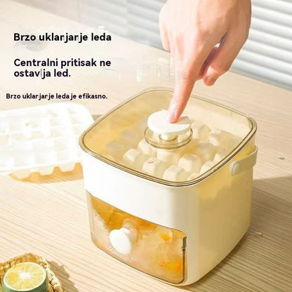 💞Prodaja premašila 50.000! 💥🥤🧊 50% popusta! Ledomat s funkcijom pohrane leda: proizvodi 48 kockica leda odjednom, poklopac otporan na curenje 🏖️✅