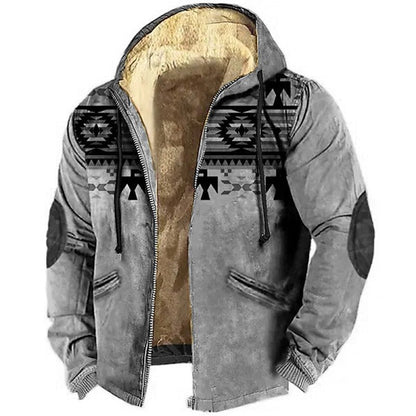 🔥🔥【Reducere pe timp limitat】【S-5XL】2024 noua toamnă și iarnă la modă jachetă de catifea îngroșată pentru bărbați-3856625