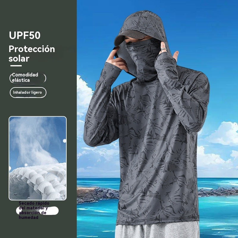 🔥🎏【M-5XL】Ropa de pesca transpirable con protección solar para hombre