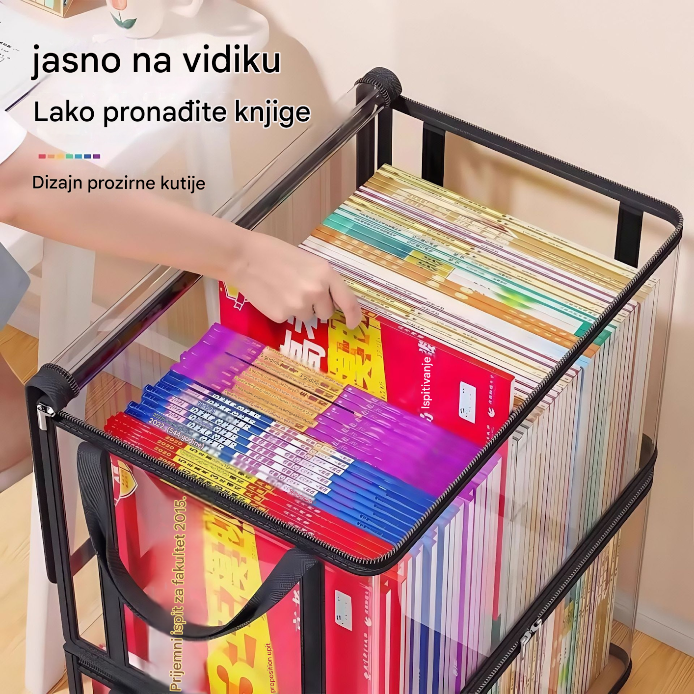 🔥 3 artikla za 27 € 📦 Velika, prozirna PVC torba za pohranu — ojačana i izdržljiva — savršena za odjeću, selidbu i pohranu