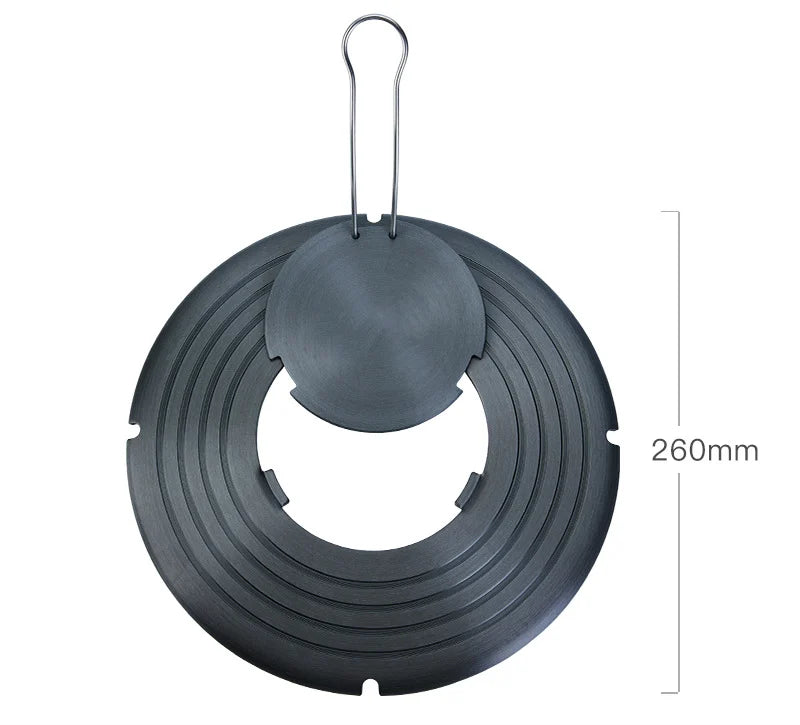 🔥【promovare în timp limitat】 🍳Placă conducătoare de căldură pentru aragaz de uz casnic  (potrivită pentru gătit, prepararea supei, dezghețarea ingredientelor，protejează oala de arderea neagră bucată)-3872286