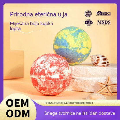 【12 komada 32 eura】Set od 12 kuglica soli za kupanje u obliku morskih životinja (60 g svaka) za djecu.