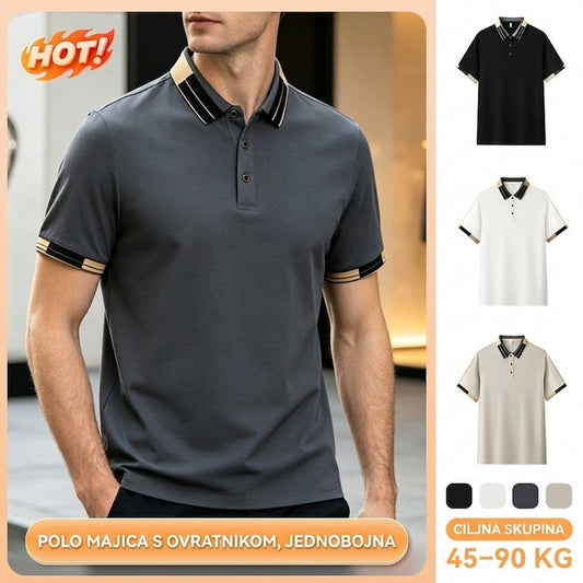 【M-4XL】Muška ljetna polo majica | Lagana · prozračna · elegantna | Ležeran i uredski stil