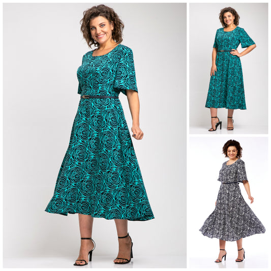 [S-5XL]Rochie lejeră din bumbac, mărimi mari | Confortabilă, vaporoasă, perfectă pentru vară --3965646