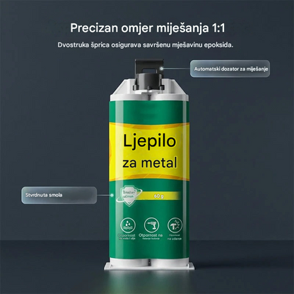 【Set od 3 komada】 23 eura🔥Vrijeme ograničeno 50% popusta! 🛠️Visokočvrsto AB ljepilo za popravak metala