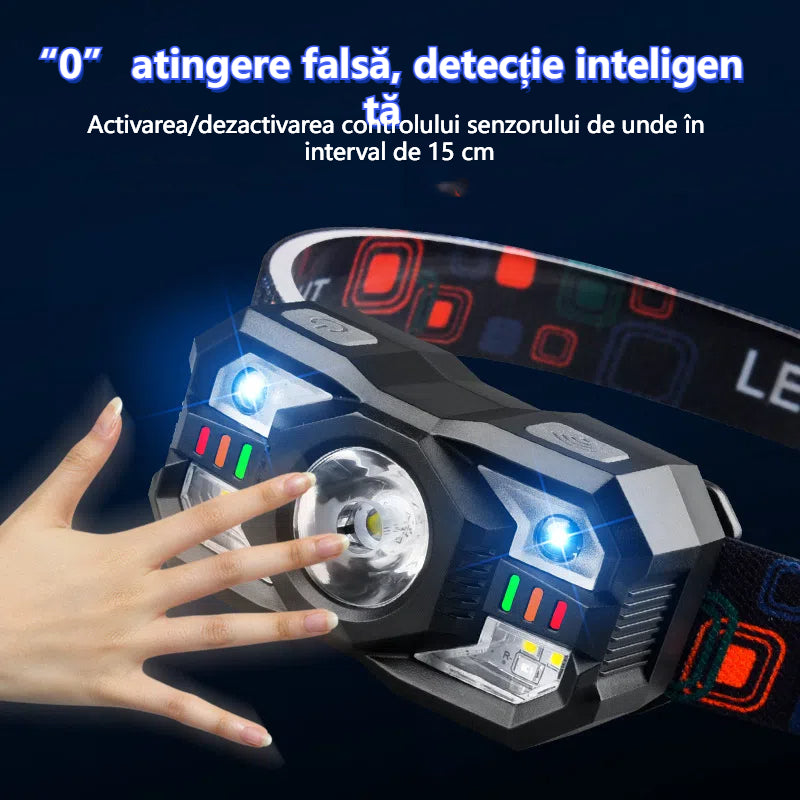 💡🌟【Kúpte jeden a druhý zadarmo】🔥🔥Chytré senzorové svietidlo s čelenkou, extra dlhá výdrž batérie, vonkajšie nočné rybárčenie, čelenka