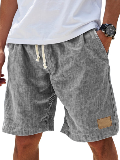 ⏳🔥【Posledný deň so zľavou 50%】👖 【S-5XL】【55-110 kg】Pánske ležérne šortky s ľanovým efektom a sťahovacou šnúrkou na rok 2026 (plus veľkosti).
