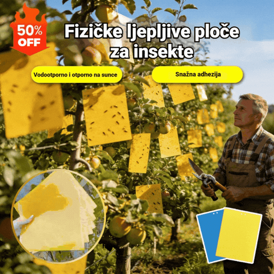 🐞【Pakiranje od 30 komada】Žuta dvostrana naljepnica s insektima✅️Plaćanje pouzećem