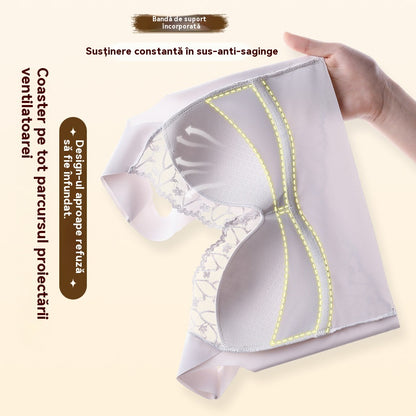 😍【Pachet de 3】👙【40-110 KG】 Sutien confortabil, fără cusături, din dantelă --3965729